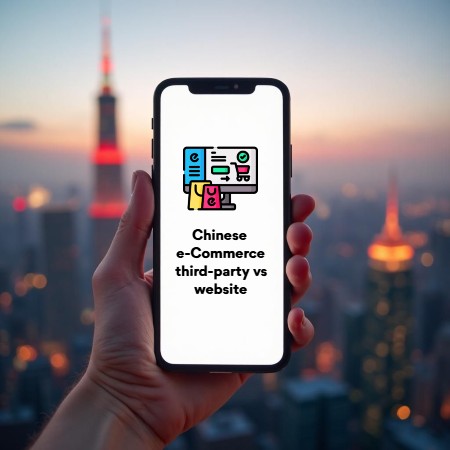 Chinese e-Commerce third-party vs website