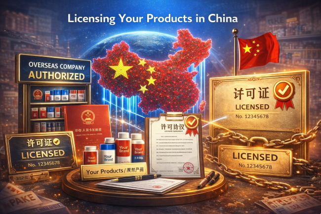 Chinese product licensing